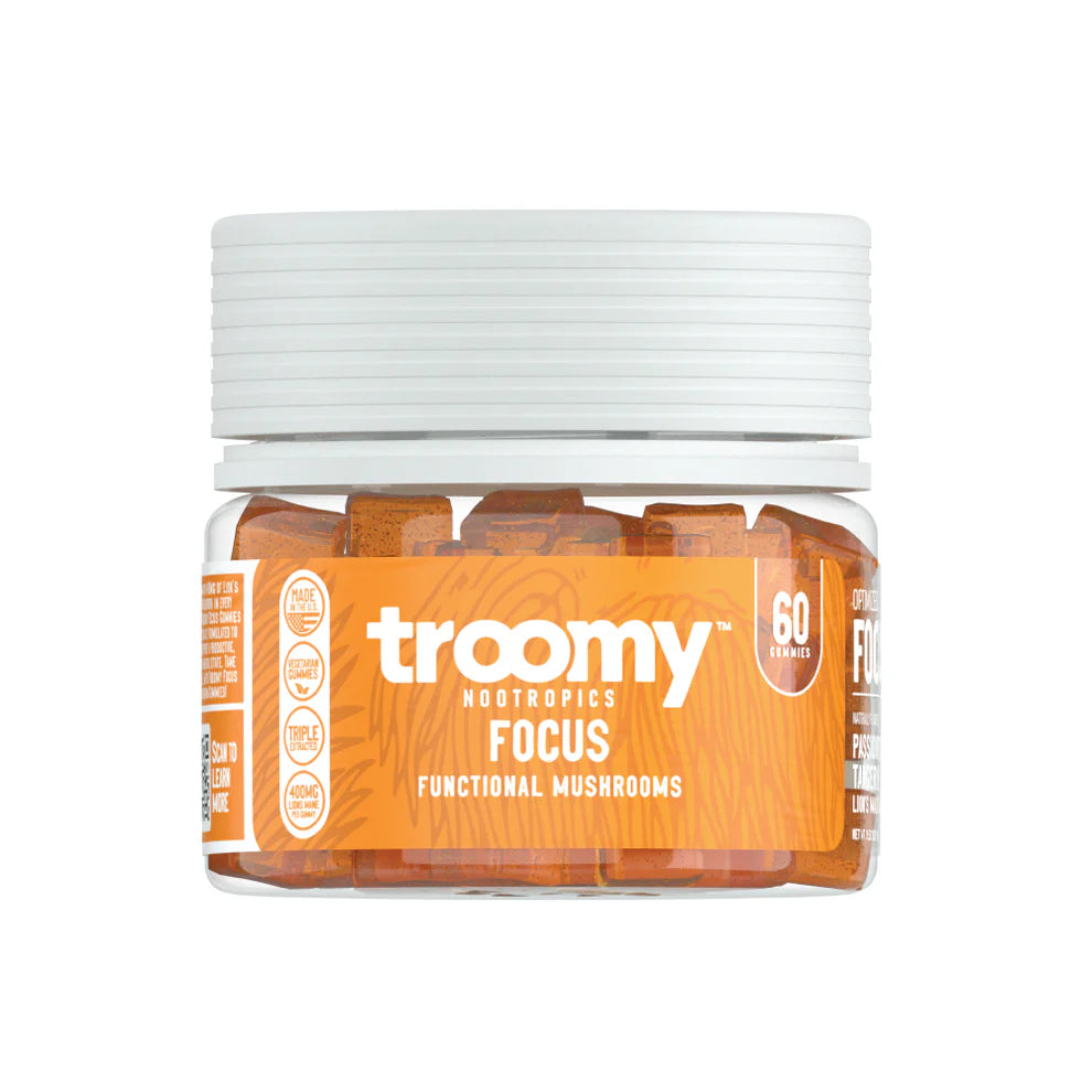 Troomy Focus: Lion's Mane Mushroom Gummies