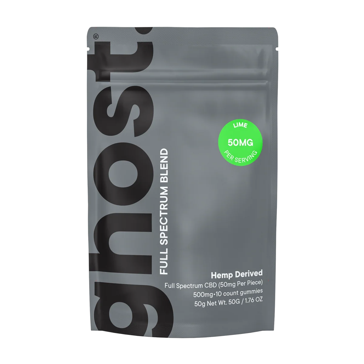Ghost Full Spectrum CBD Gummies 500mg/10ct