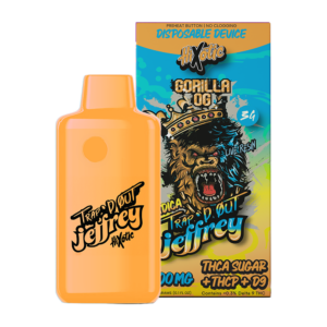 Trap'd Out Jeffrey D9 + THC-P + THCa Sugar Disposables 3 Gram
