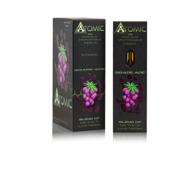 Atomic D8 + THC-P Disposable 3 Gram