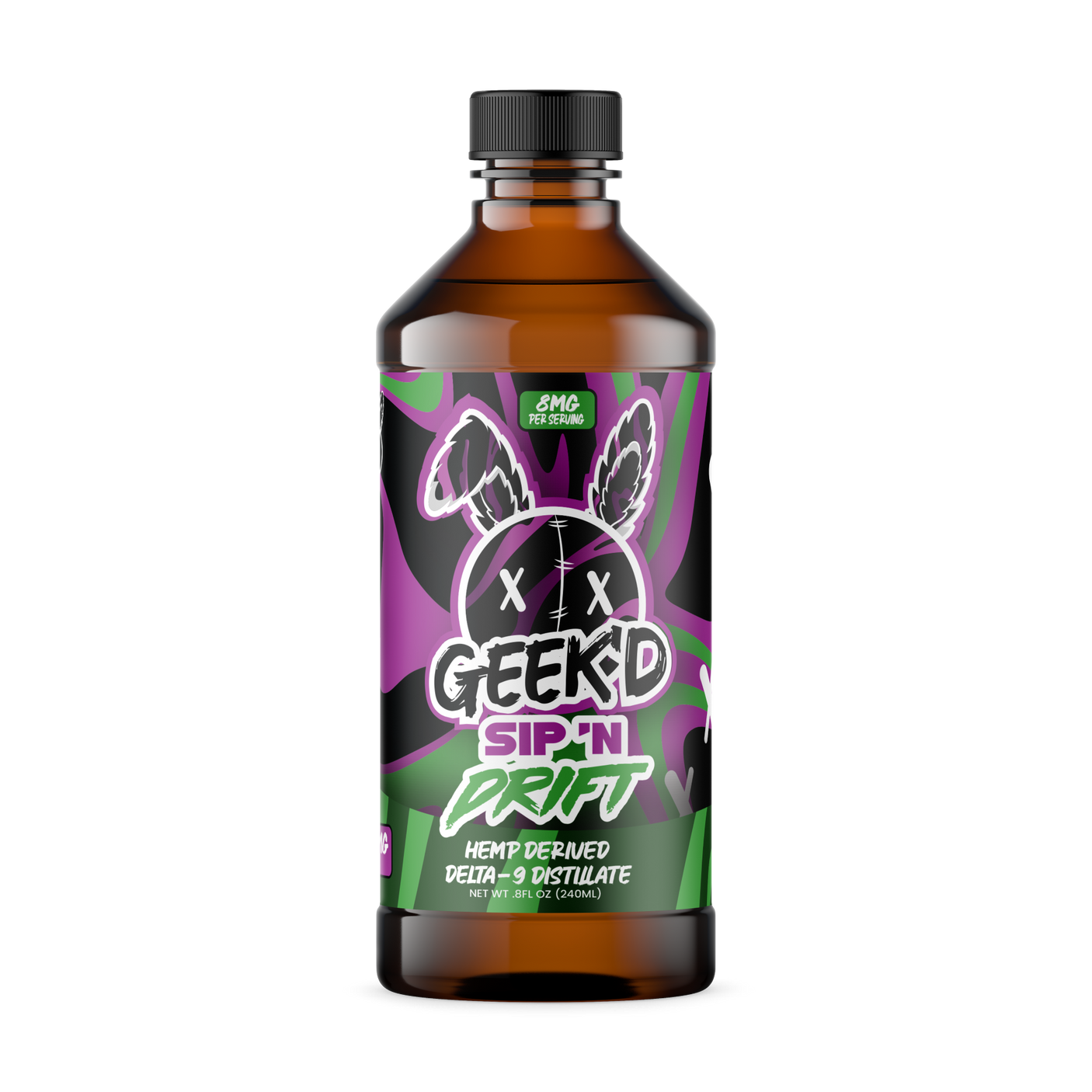 Geek'd Delta-9 Syrup 240mL