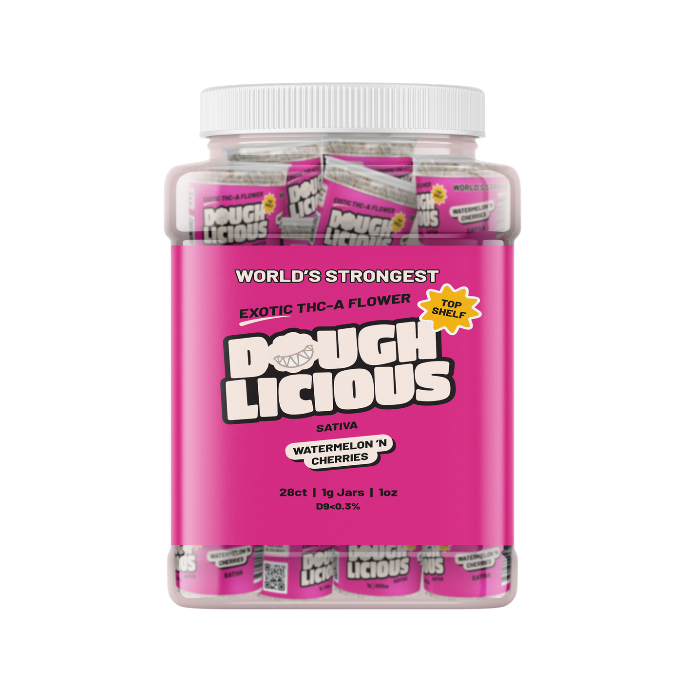 Doughlicious Exotic THCa Flower 28 x 1 Gram