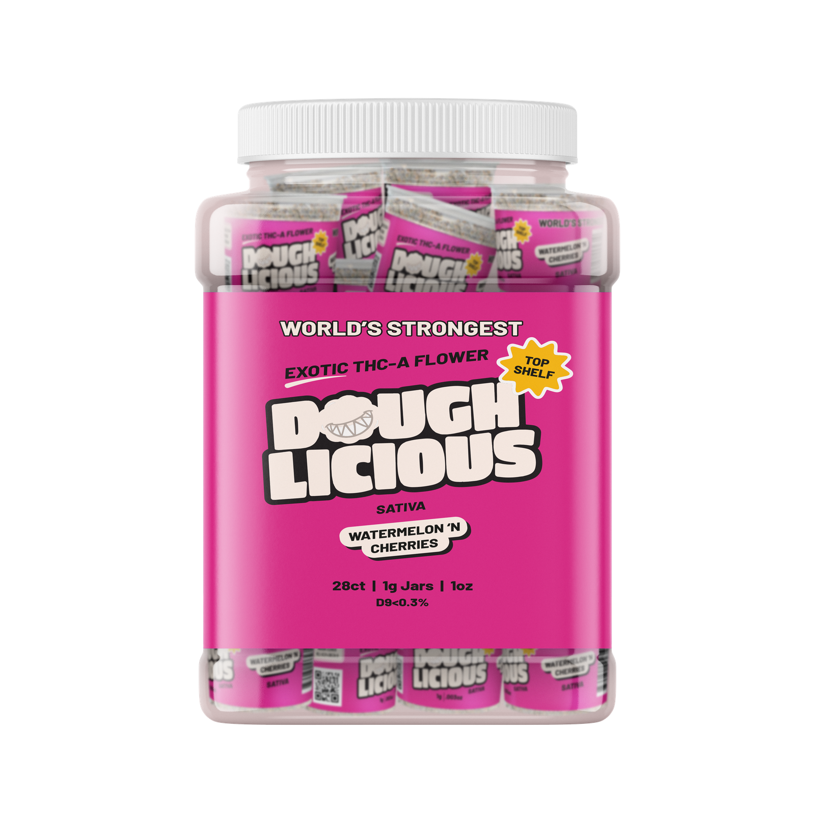 Doughlicious Exotic THCa Flower 28 x 1 Gram