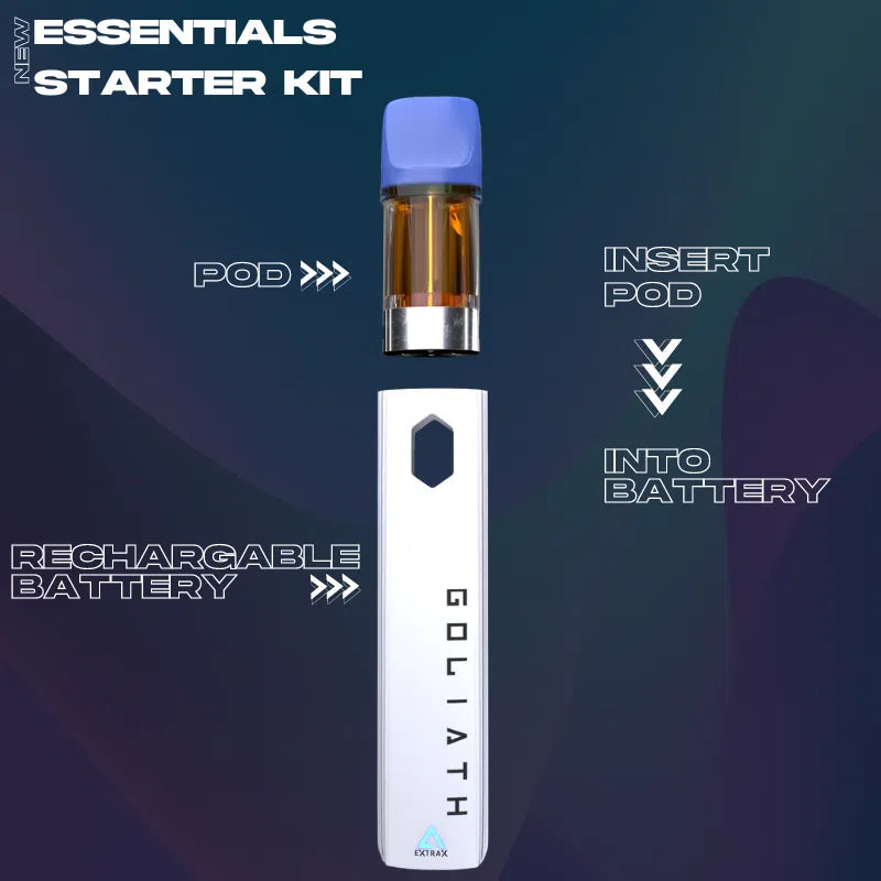 Extrax D8 + D9 + THC-P Essentials By Goliath 2 Gram