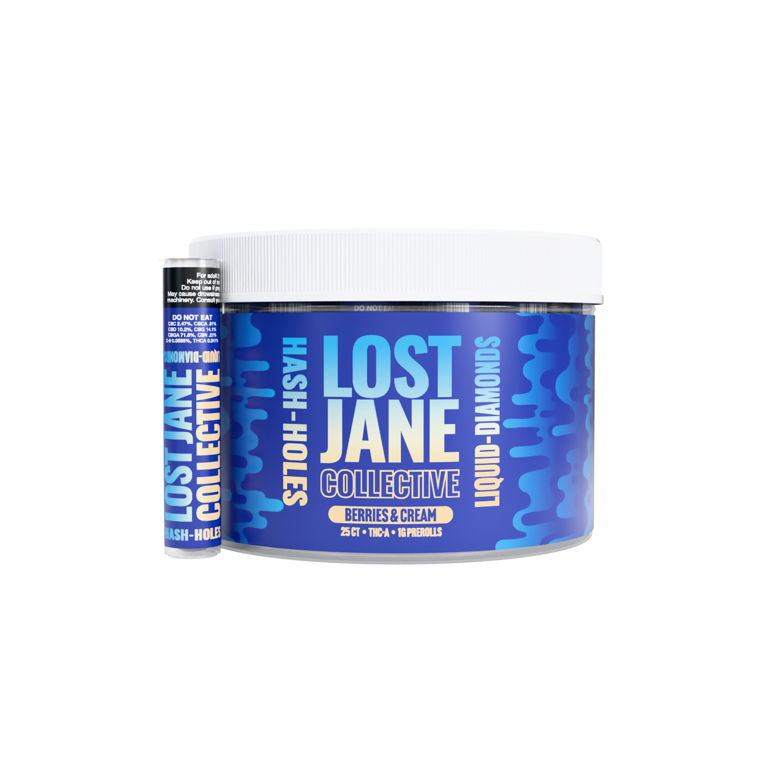 Lost Jane THCa Hash Holes 1 Gram x 25 Count