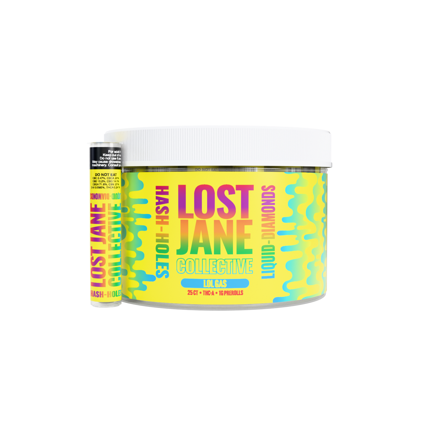 Lost Jane THCa Hash Holes 1 Gram x 25 Count