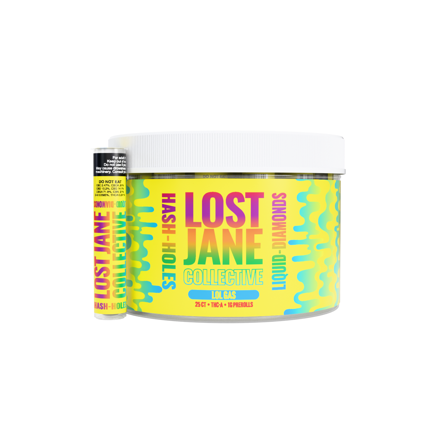 Lost Jane THCa Hash Holes 1 Gram x 25 Count