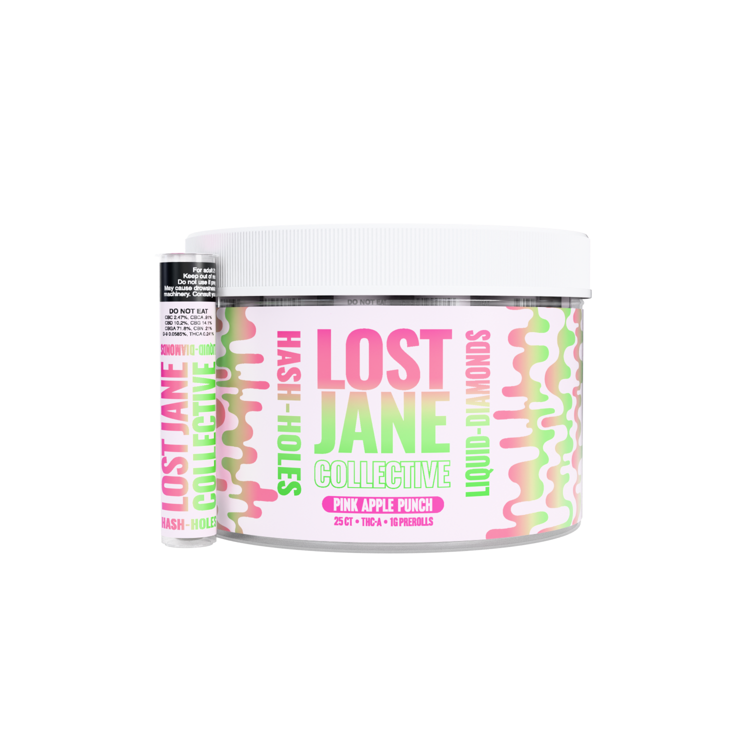 Lost Jane THCa Hash Holes 1 Gram x 25 Count