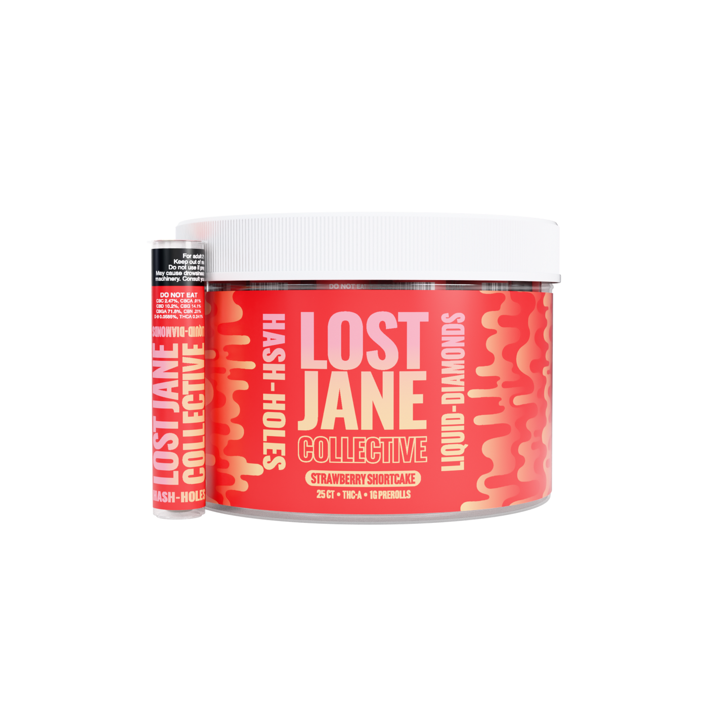 Lost Jane THCa Hash Holes 1 Gram x 25 Count