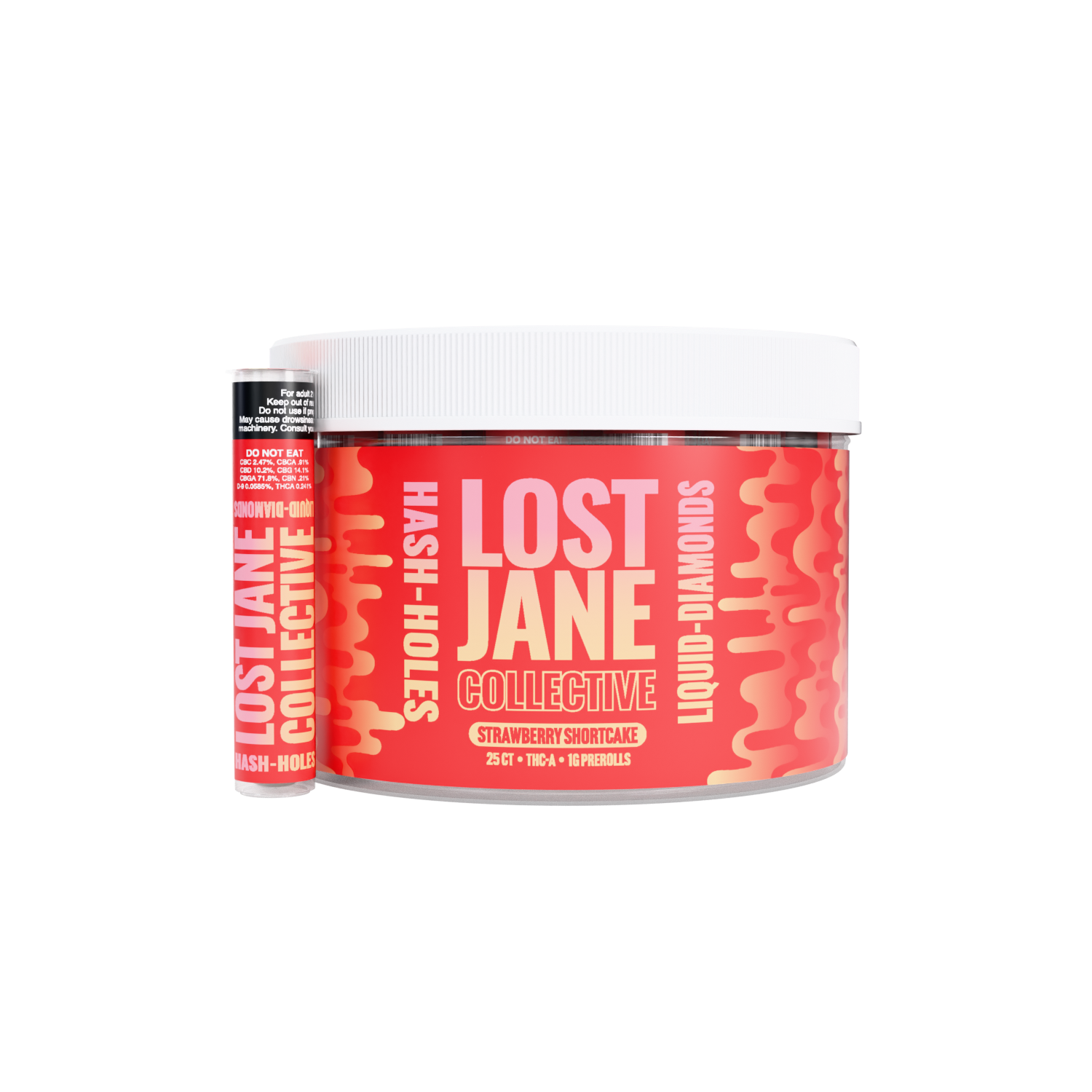 Lost Jane THCa Hash Holes 1 Gram x 25 Count