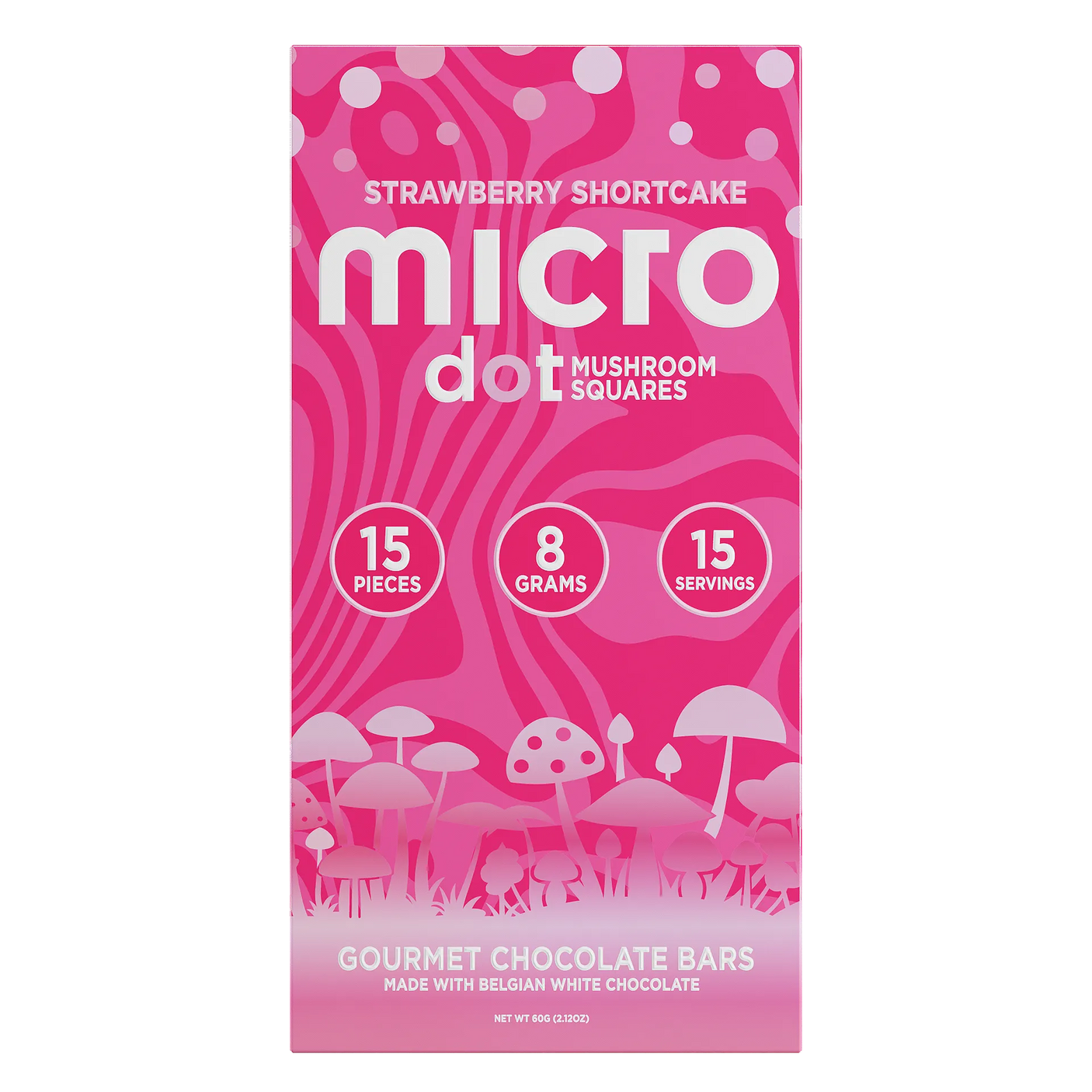 Micro Dot Mushroom Chocolate Bars