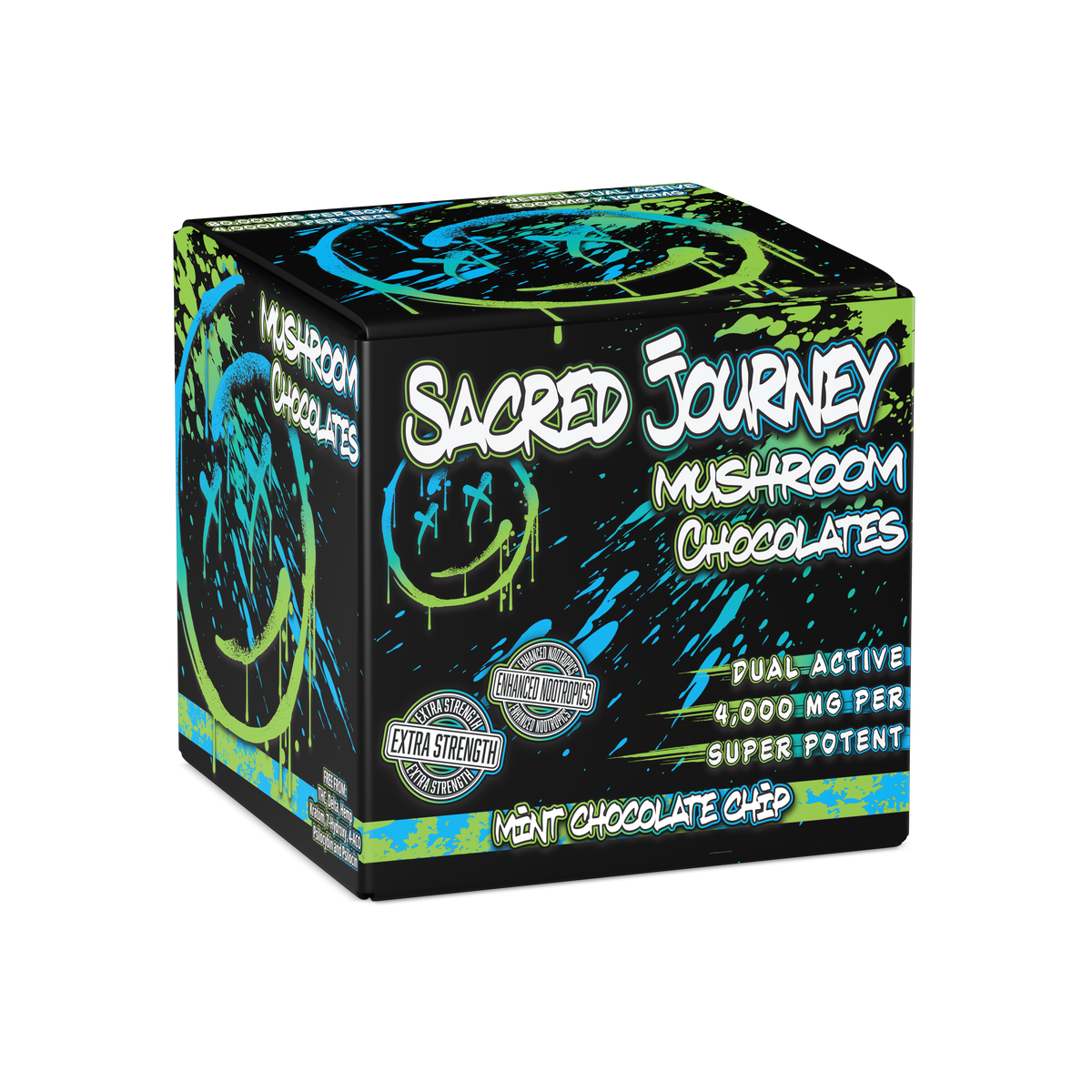 Sacred Journey Mega Dose Mushroom Chocolate Singles 20ct