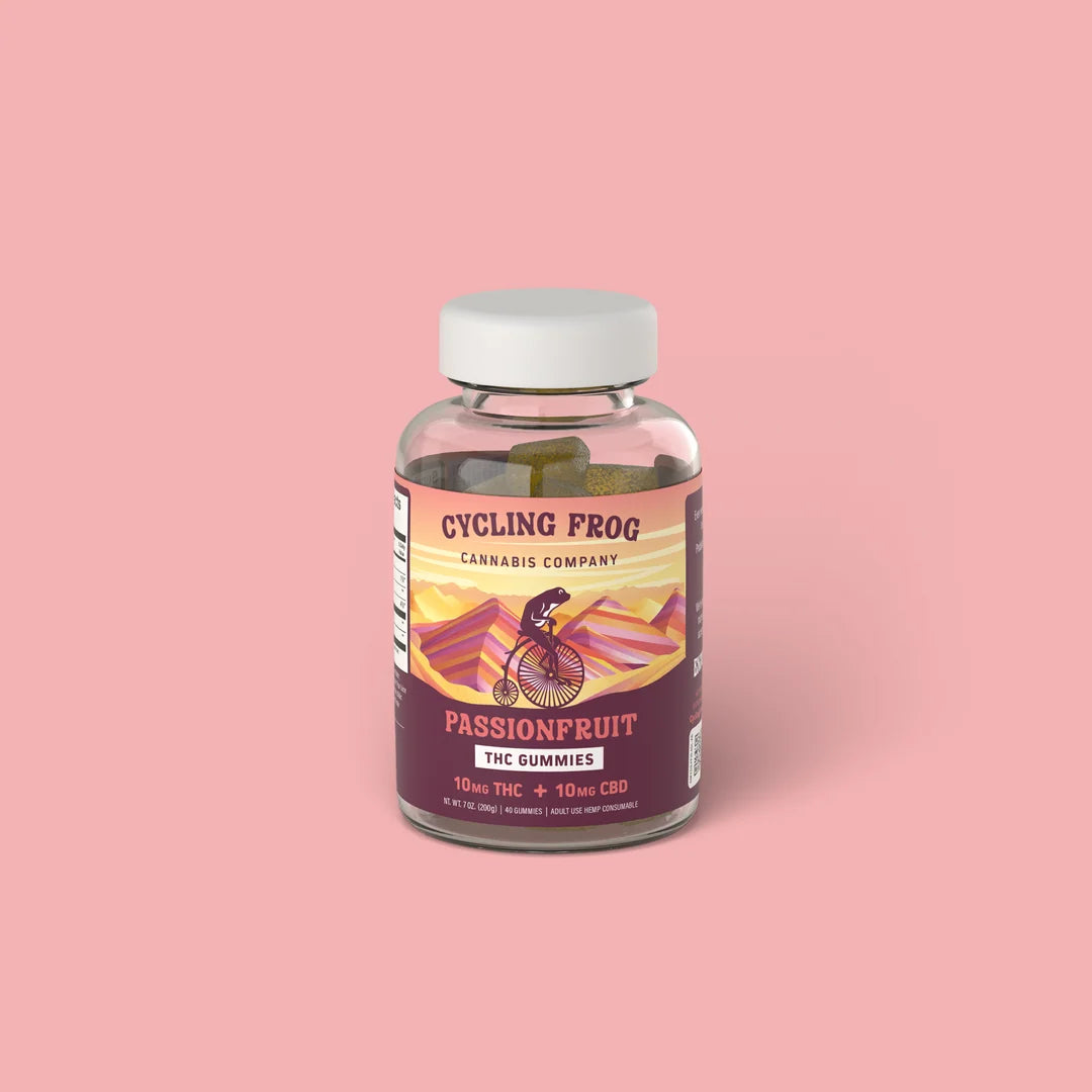 Cycling Frog 10mg D9 + 10mg CBD Gummies