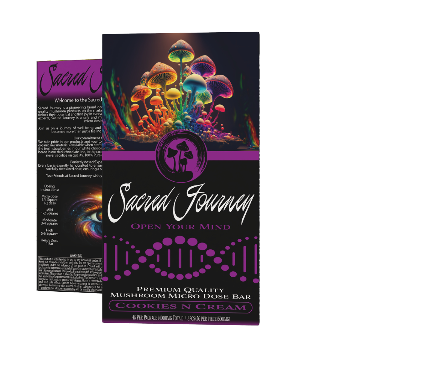 Sacred Journey Mushroom Chocolate Bar