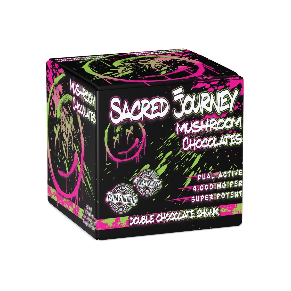 Sacred Journey Mega Dose Mushroom Chocolate Singles 20ct