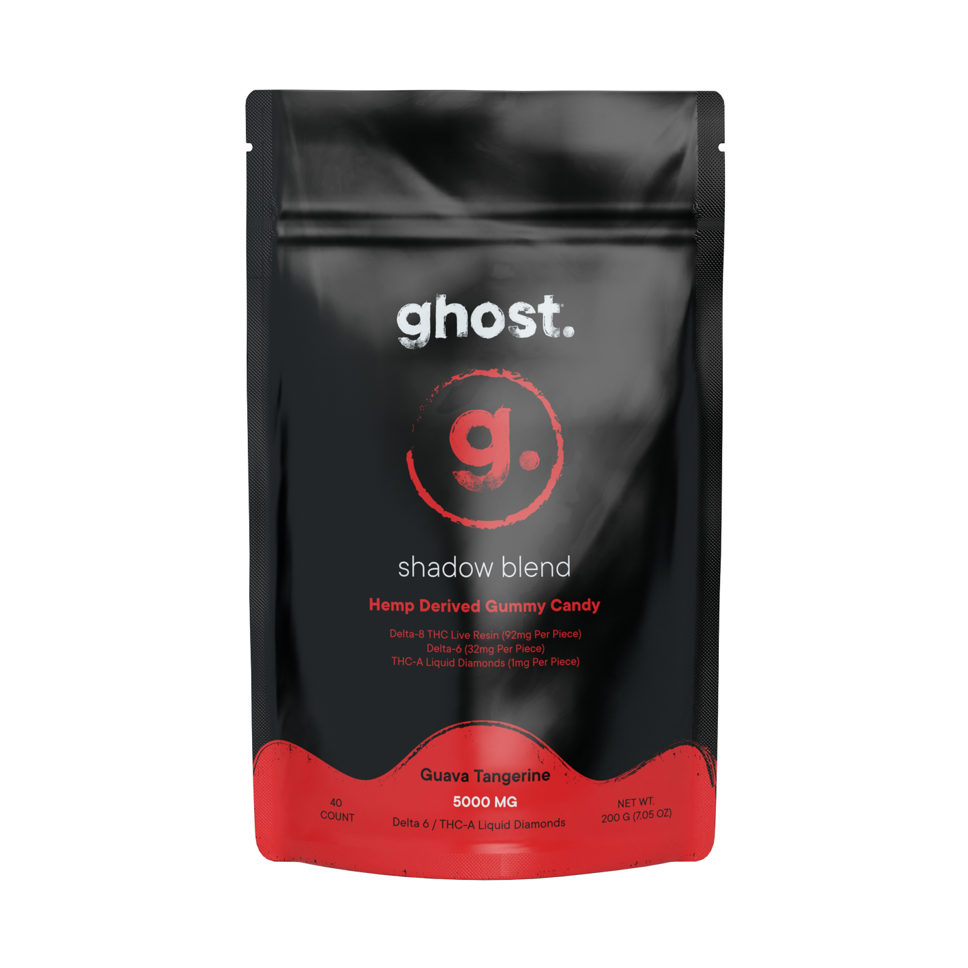 Ghost Delta-6 + THCa + Liquid Diamonds Gummies 5000mg / 40ct
