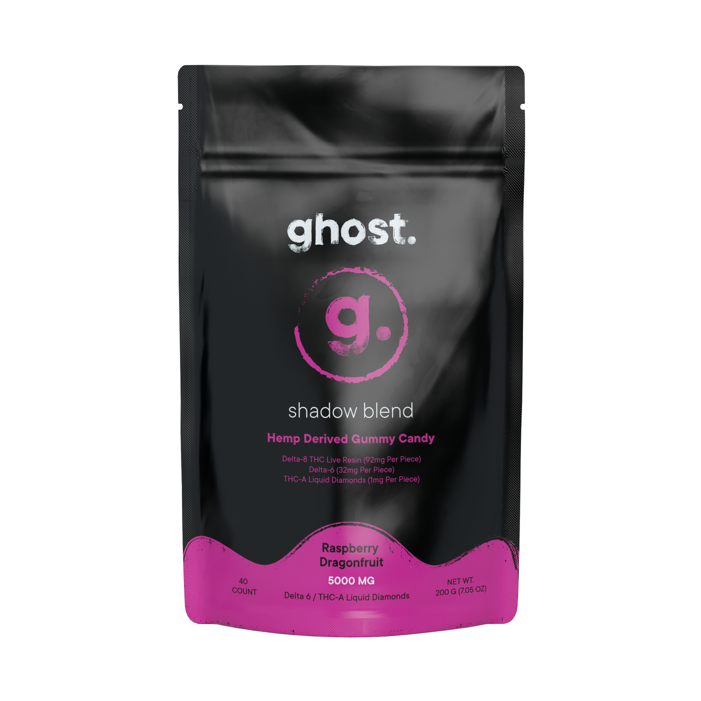 Ghost Delta-6 + THCa + Liquid Diamonds Gummies 5000mg / 40ct