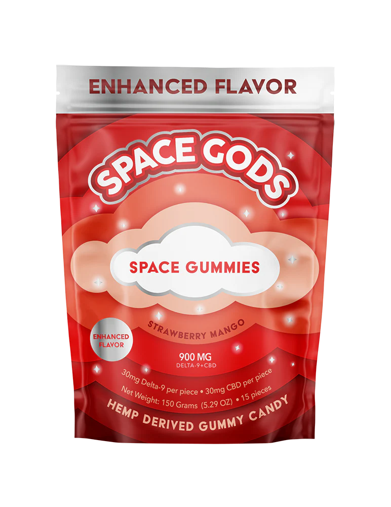 Space Gods D9 + CBD Gummies 900mg/15ct