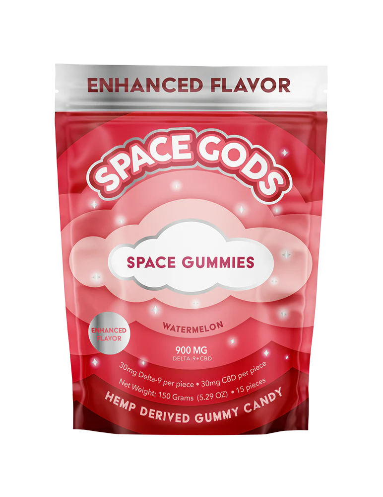 Space Gods D9 + CBD Gummies 900mg/15ct