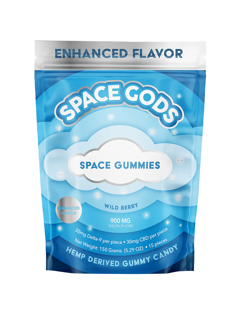 Space Gods D9 + CBD Gummies 900mg/15ct