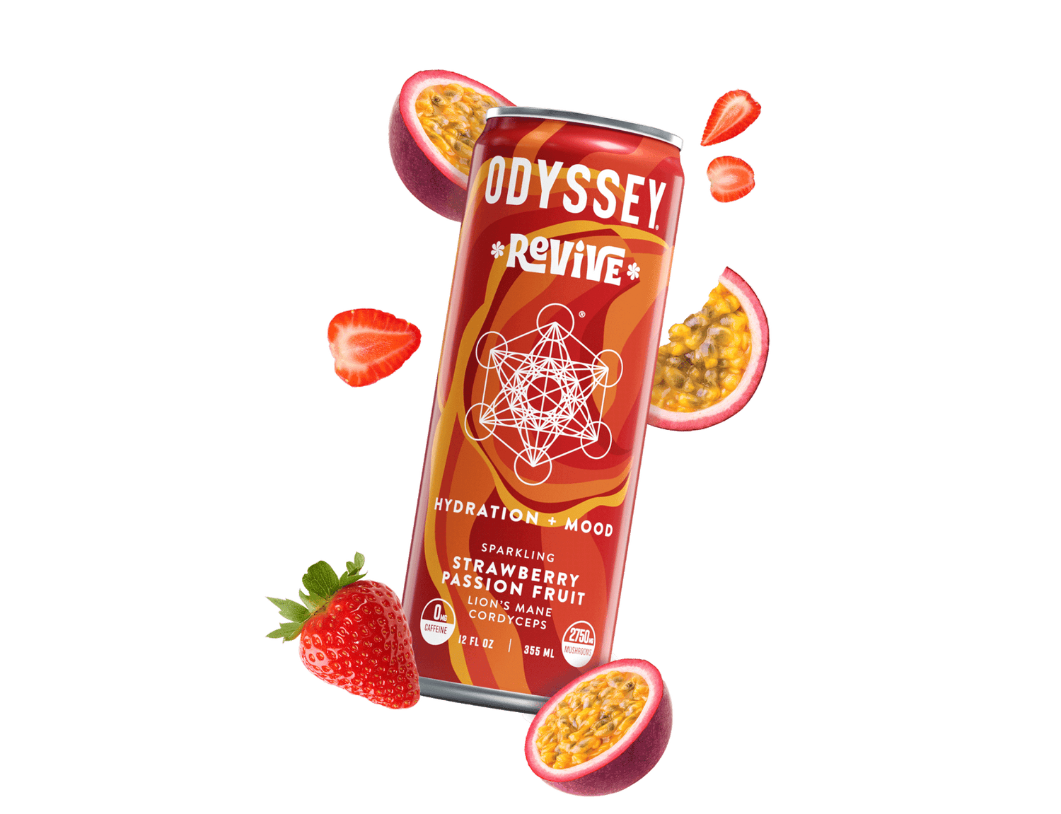 Odyssey Elixir Revive Mushroom Sparking 12 pack