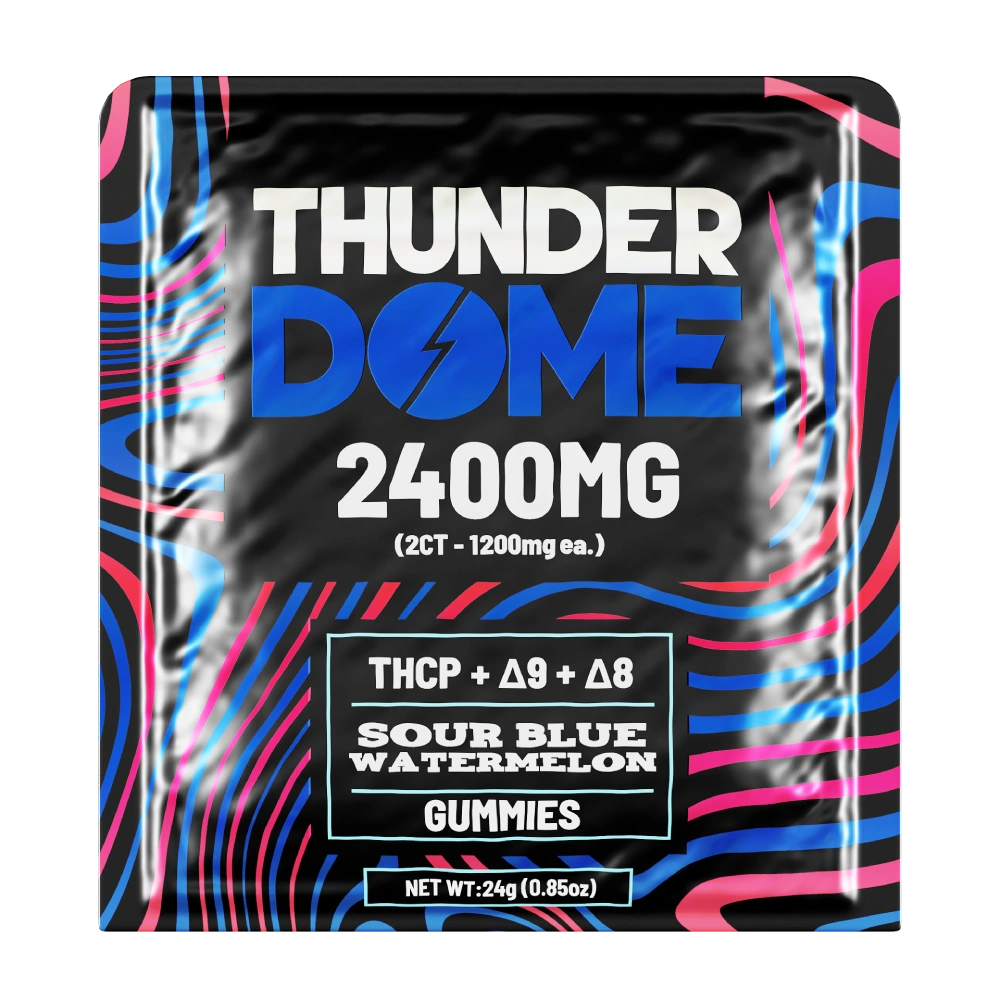 Thunder Dome D8 + D9 + THC-P Gummies 2400mg/2ct