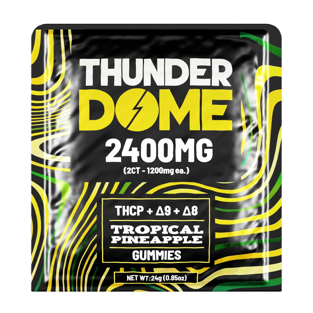 Thunder Dome D8 + D9 + THC-P Gummies 2400mg/2ct