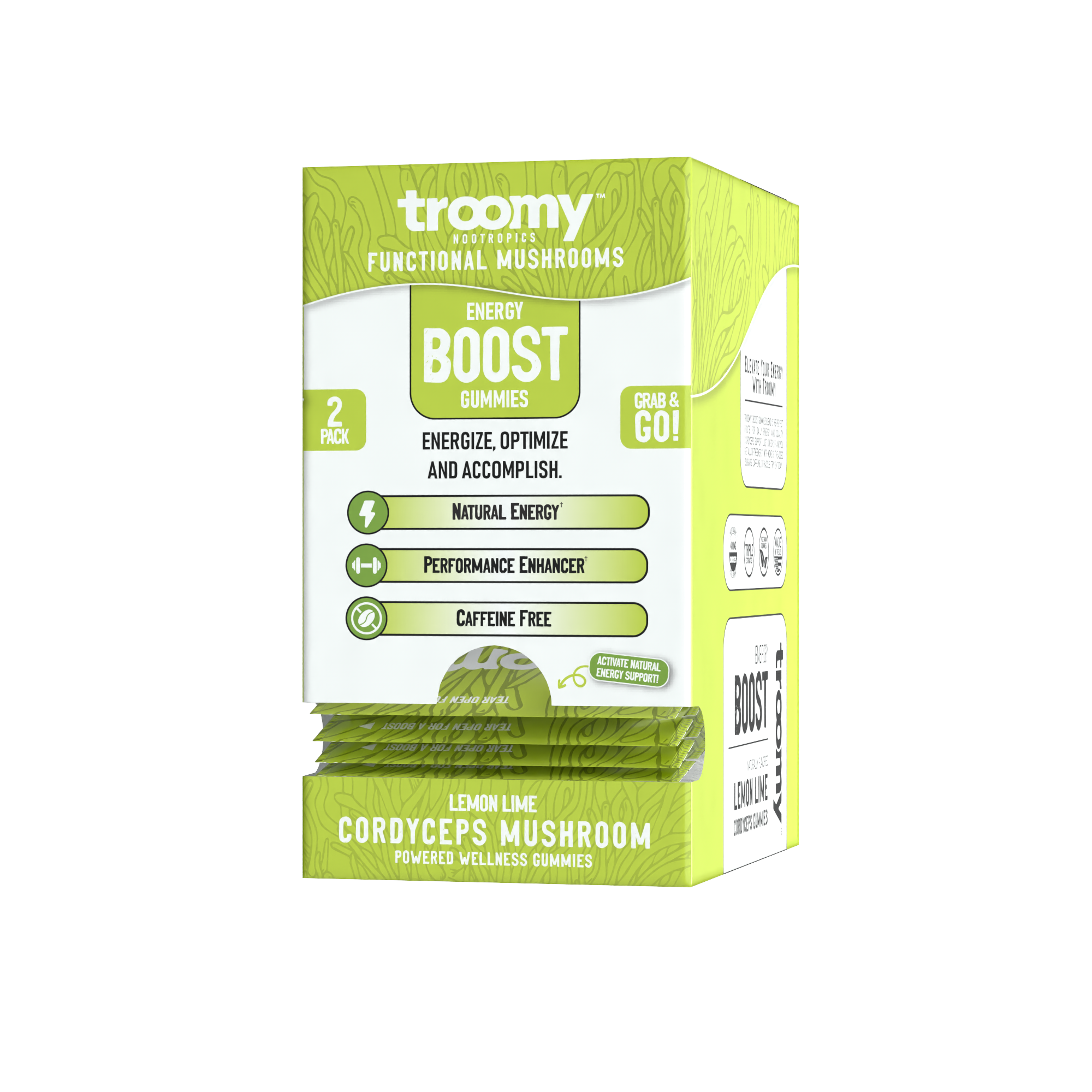 Troomy Boost: Cordyceps Mushroom Gummies