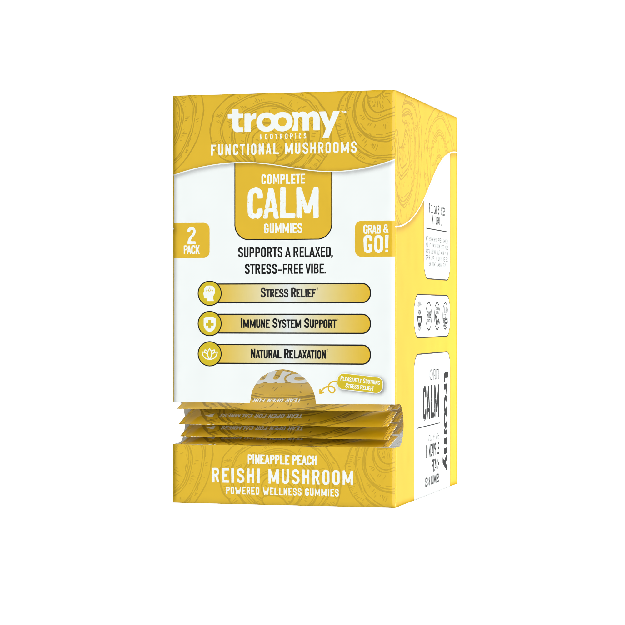 Troomy Calm: Reishi Mushroom Gummies