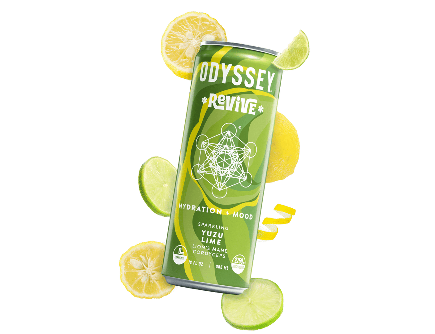 Odyssey Elixir Revive Mushroom Sparking 12 pack
