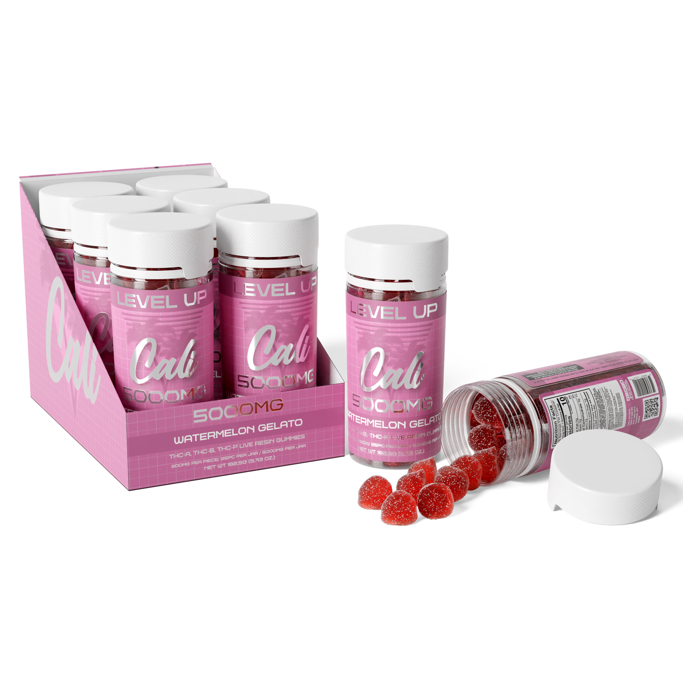 Cali Level Up Gummies 5000mg/25ct