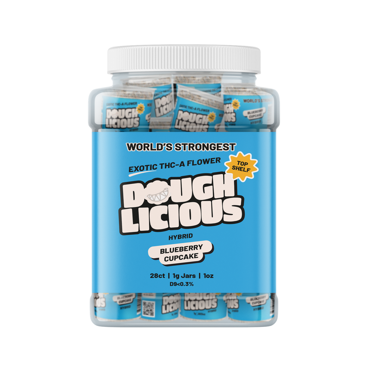 Doughlicious Exotic THCa Flower 28 x 1 Gram