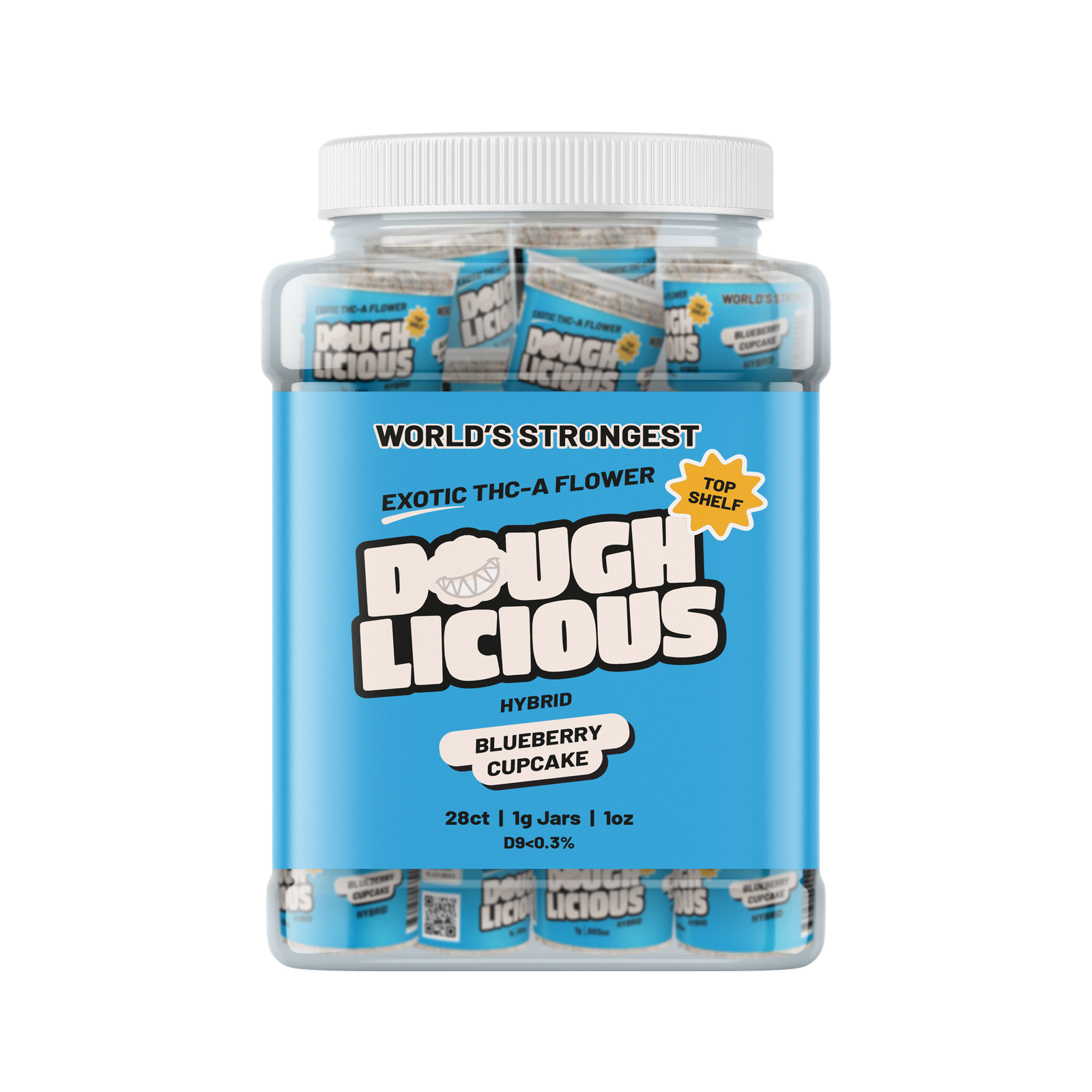 Doughlicious Exotic THCa Flower 28 x 1 Gram