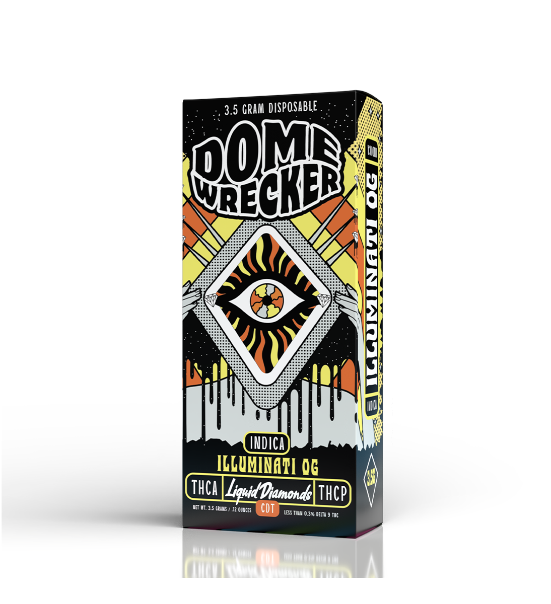 Dome Wrecker THCa + THC-P Liquid Diamond Disposable 3.5g