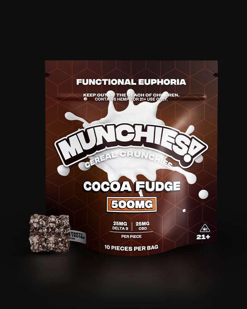 Delta Munchies CBD + D9 Cereal Crunchies 500mg/10ct