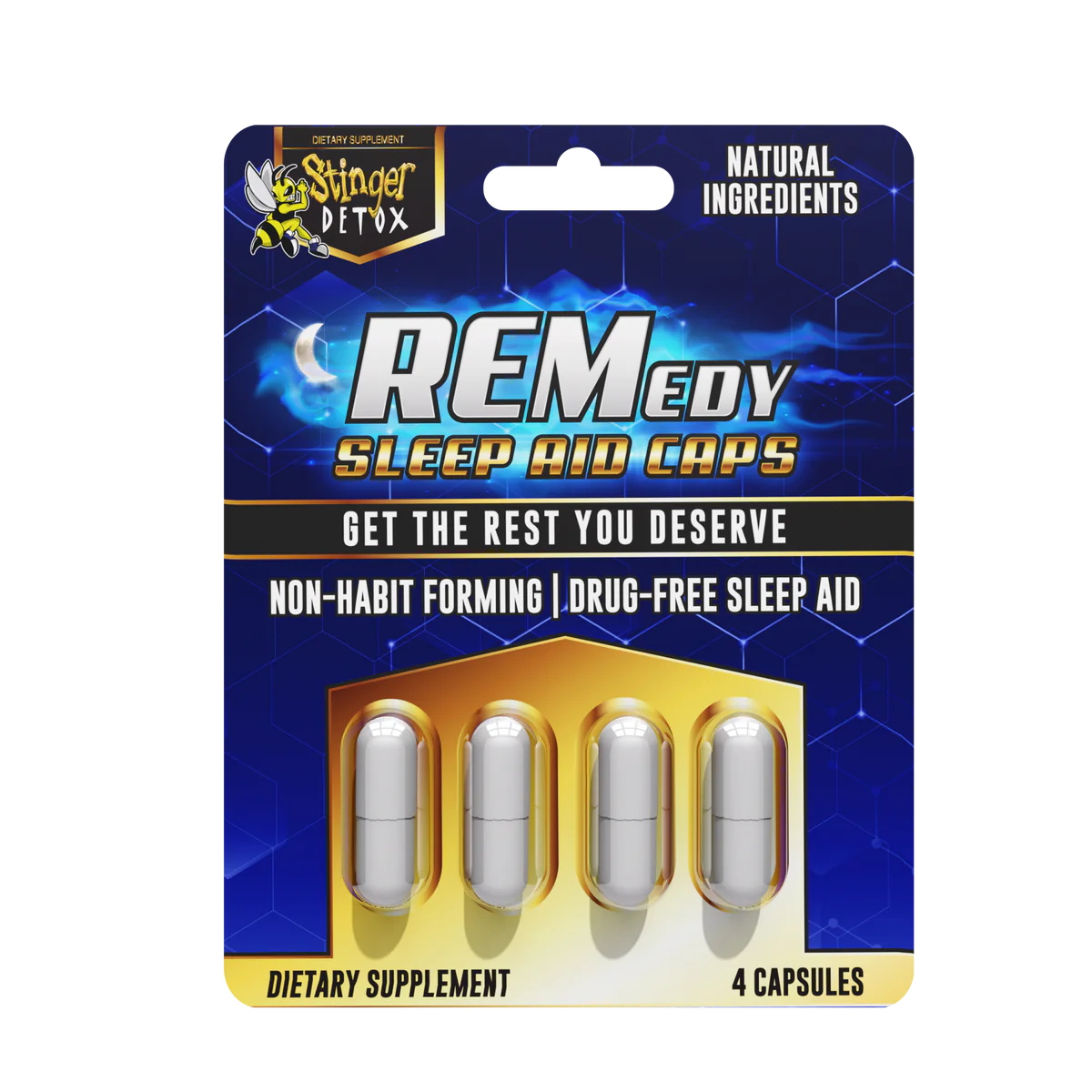 Stinger REMedy Sleep Aid Capsules 4ct