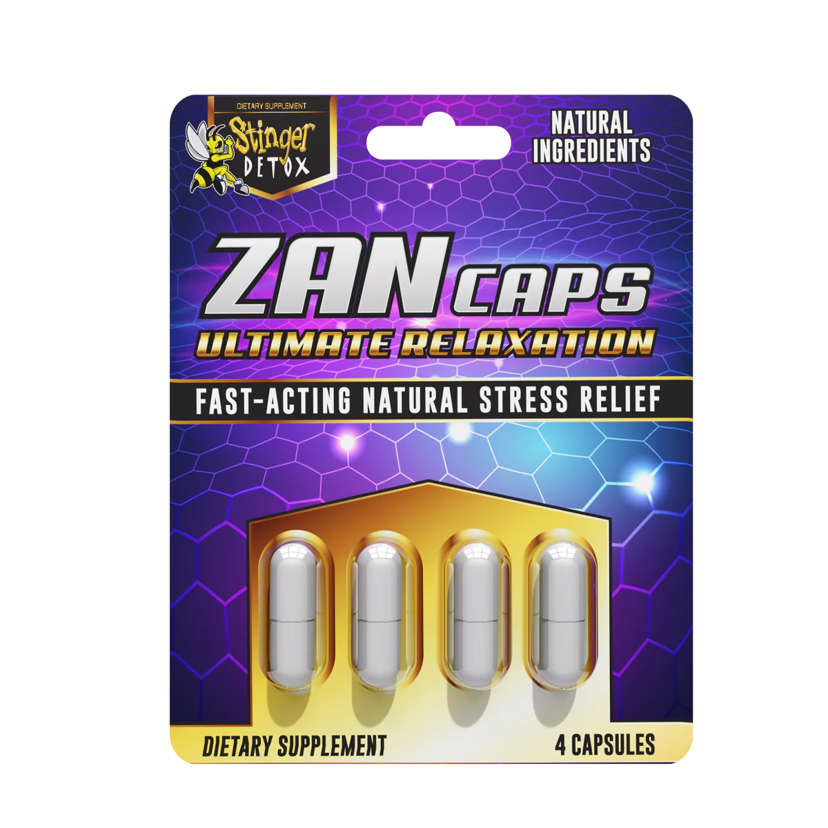 Stinger Zan Capsules 4ct