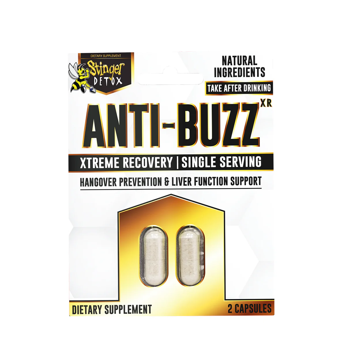 Stinger Anti-Buzz Capsules 2ct