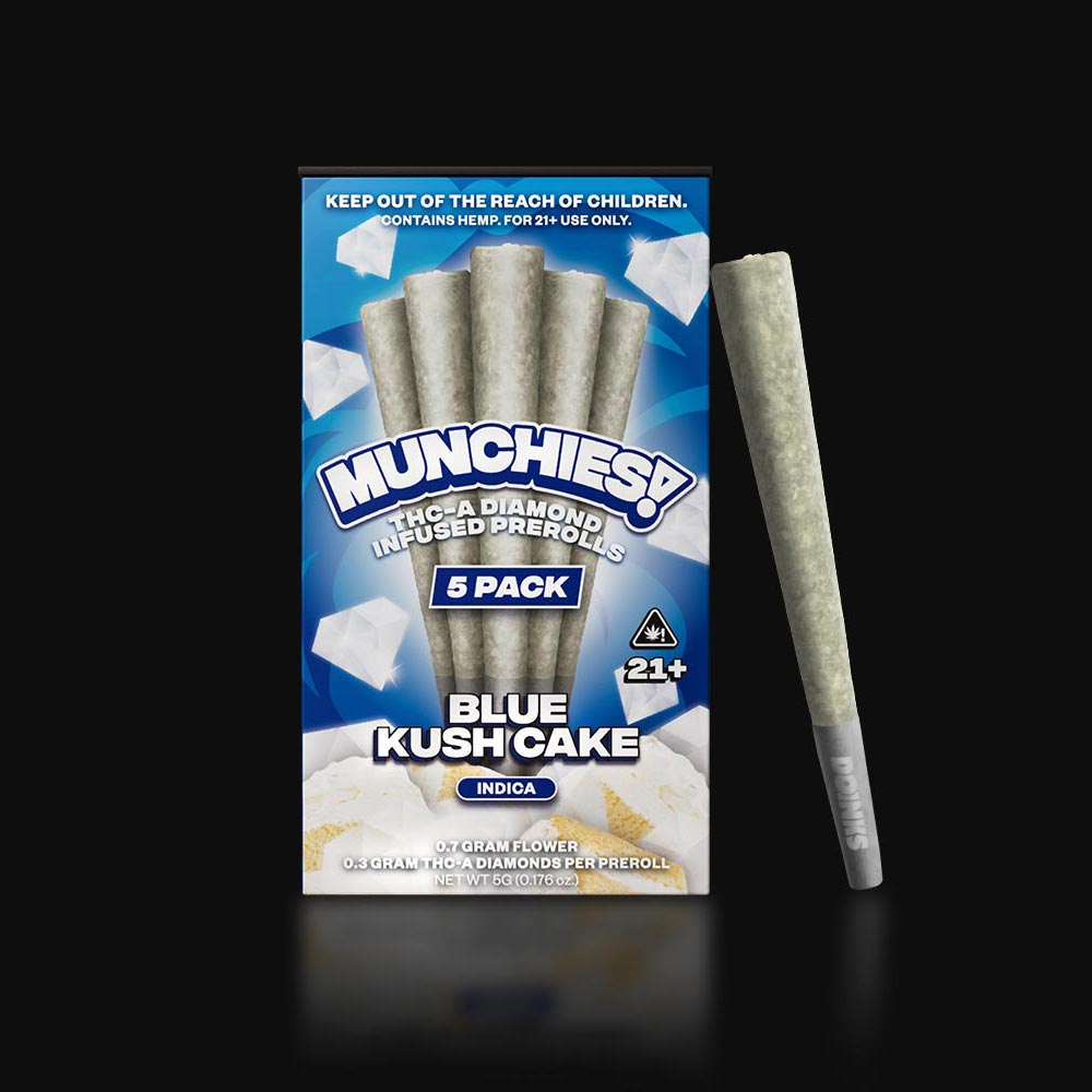 Delta Munchies THCa Diamond Infused Preroll 1 Gram 5ct