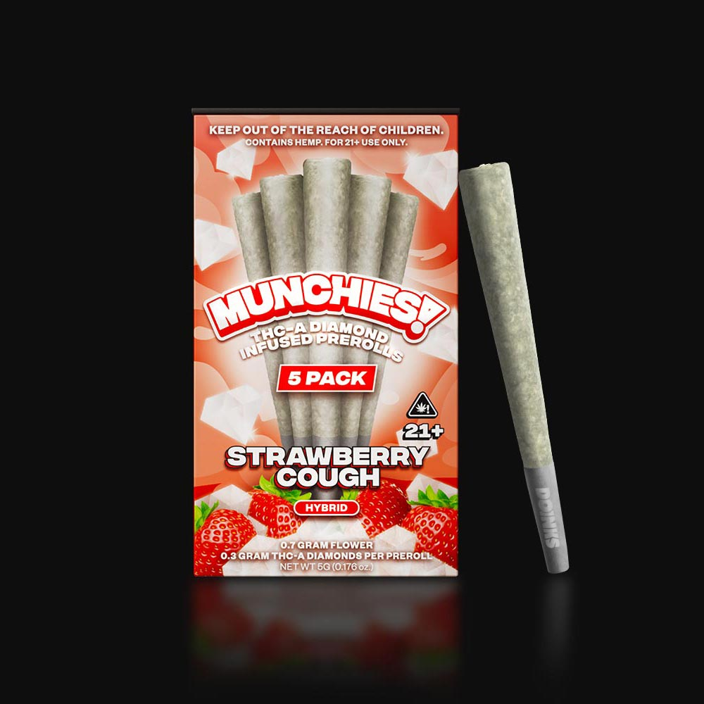 Delta Munchies THCa Diamond Infused Preroll 1 Gram 5ct