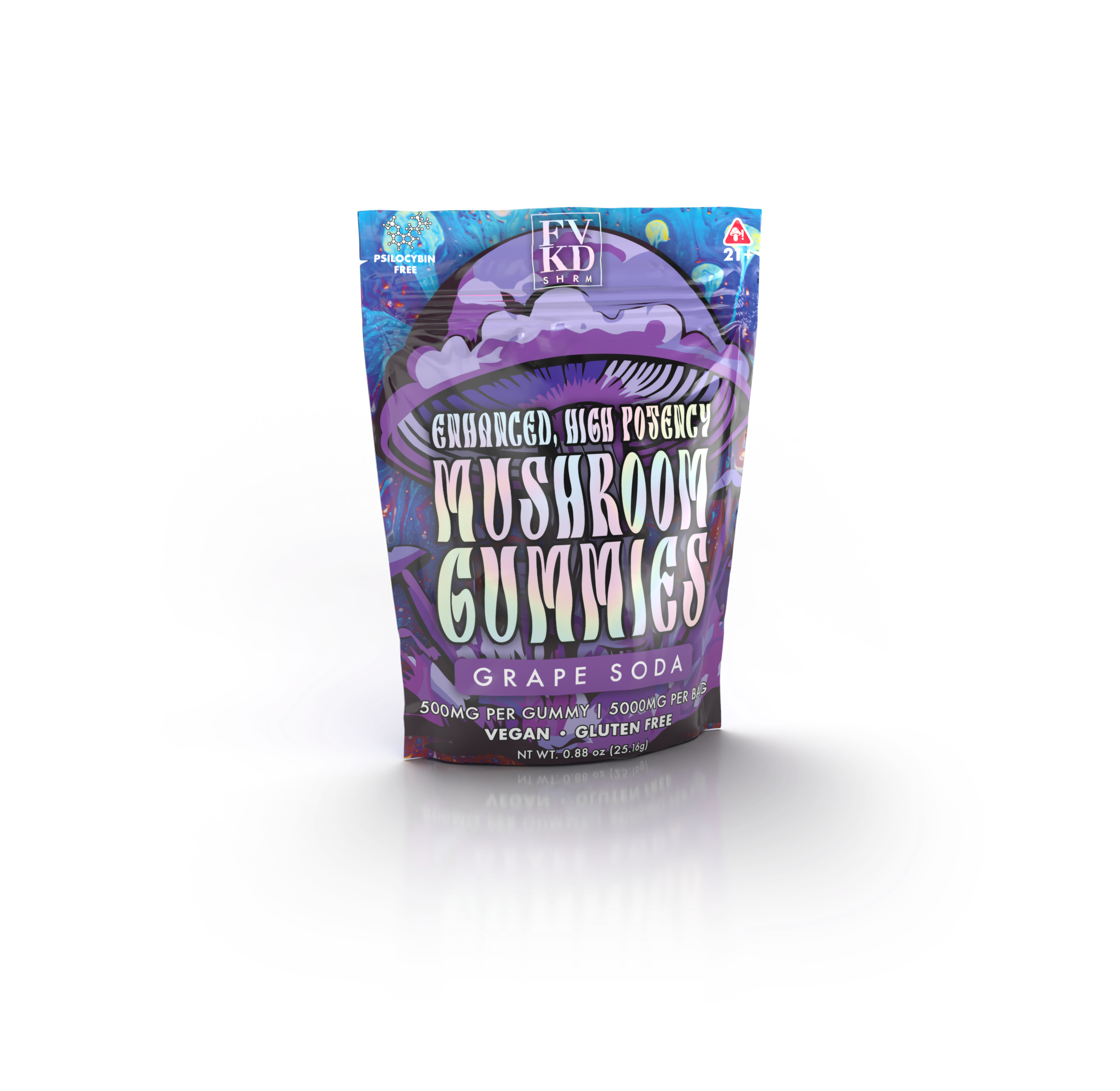 FVKD SHRM Mushroom Gummies 10ct