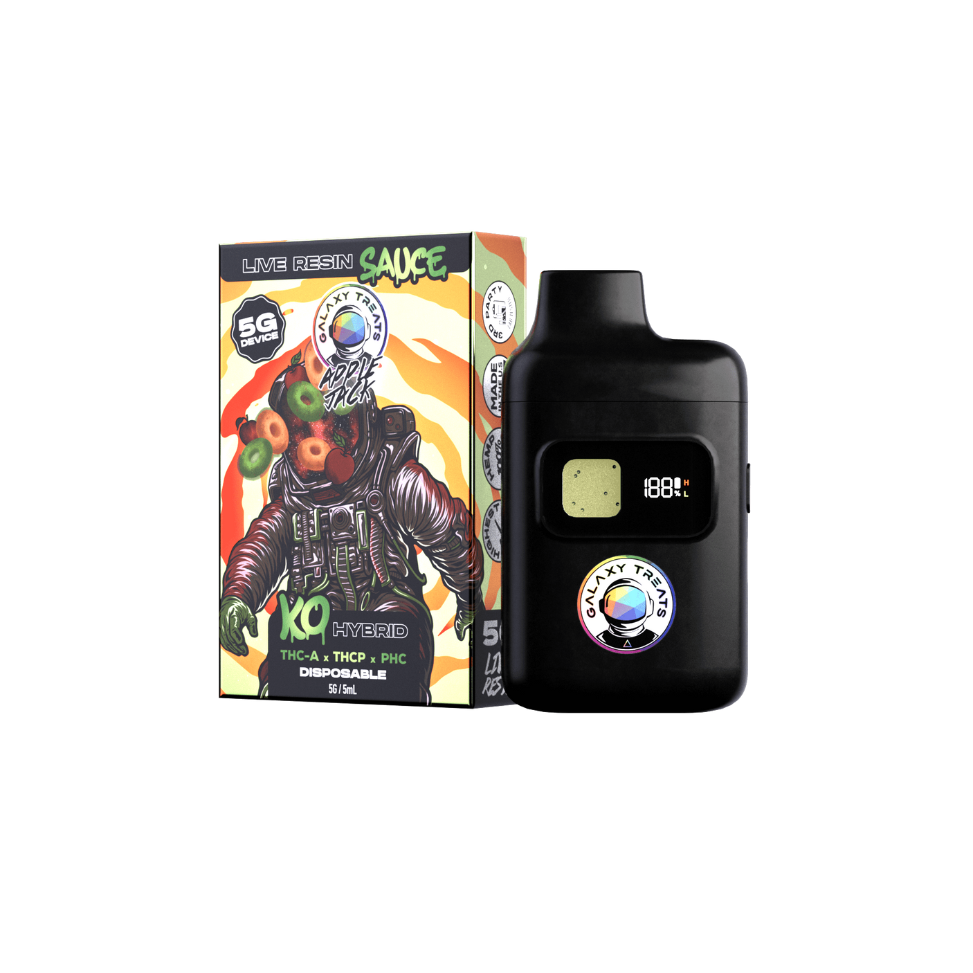 Galaxy Treats THCa + THC-P + PHC Disposable 5 gram