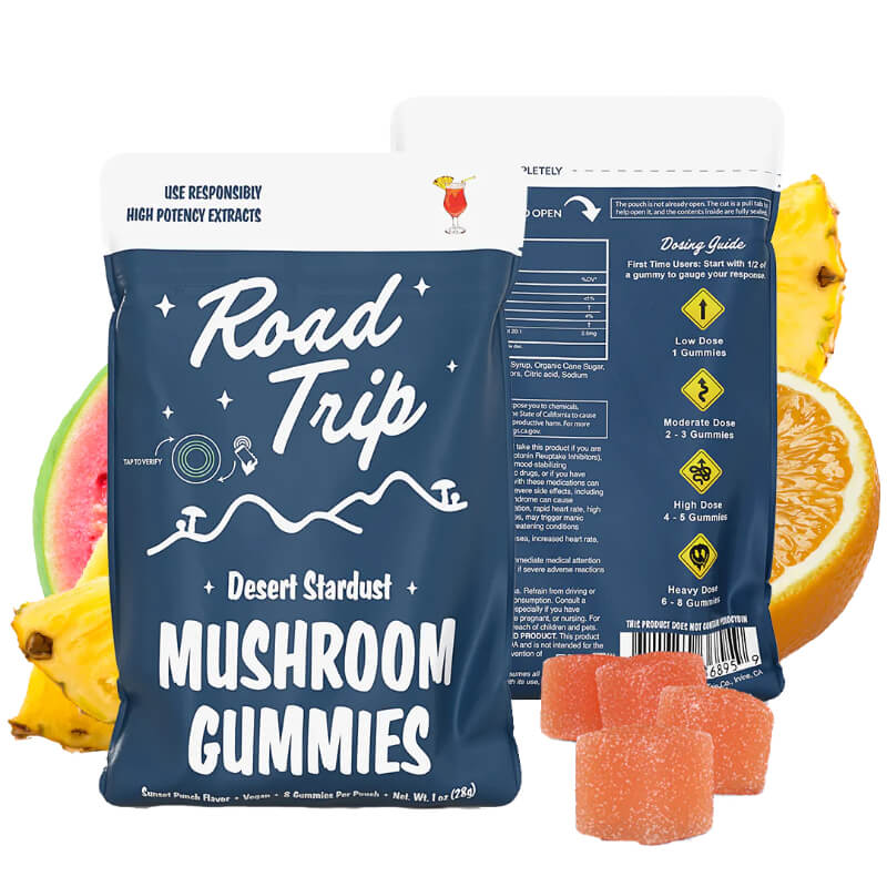 Road Trip Desert Stardust Mushroom Gummies 8ct