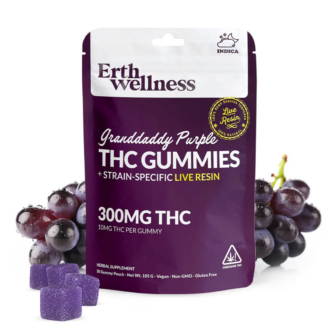 Erth Wellness Delta-9 Live Resin Gummies 30ct