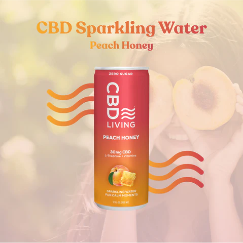 CBD Living Sparkling Water 12oz
