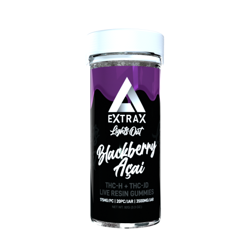 Extrax THC-H + THC-JD Lights Out Gummies 3500mg / 20ct