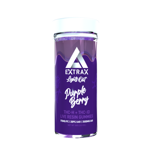 Extrax THC-H + THC-JD Lights Out Gummies 3500mg / 20ct