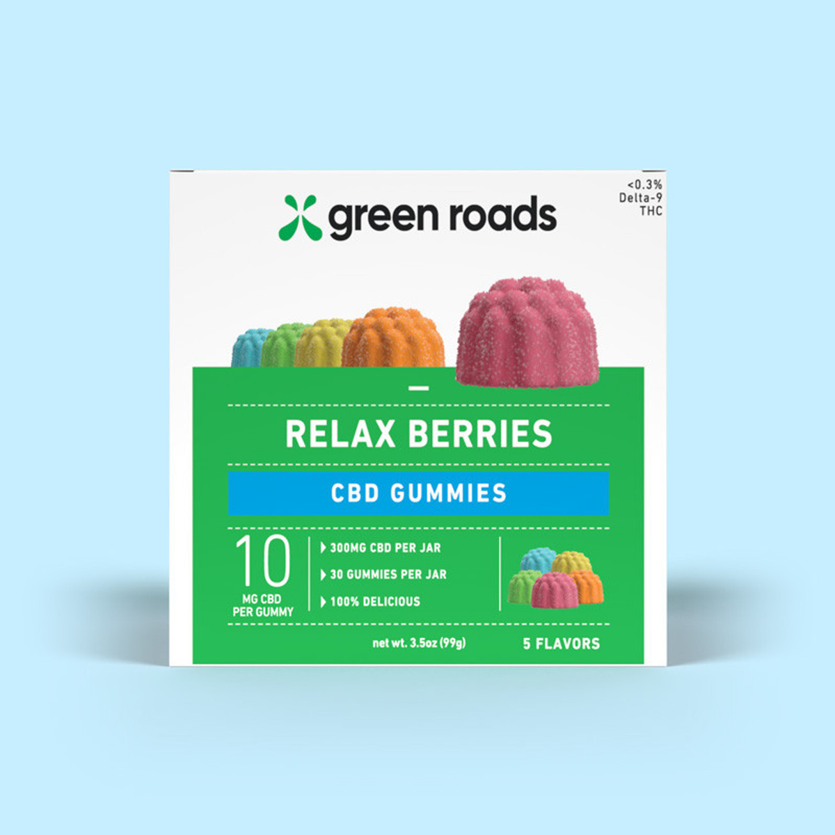 Green Roads Relax Berries 30ct