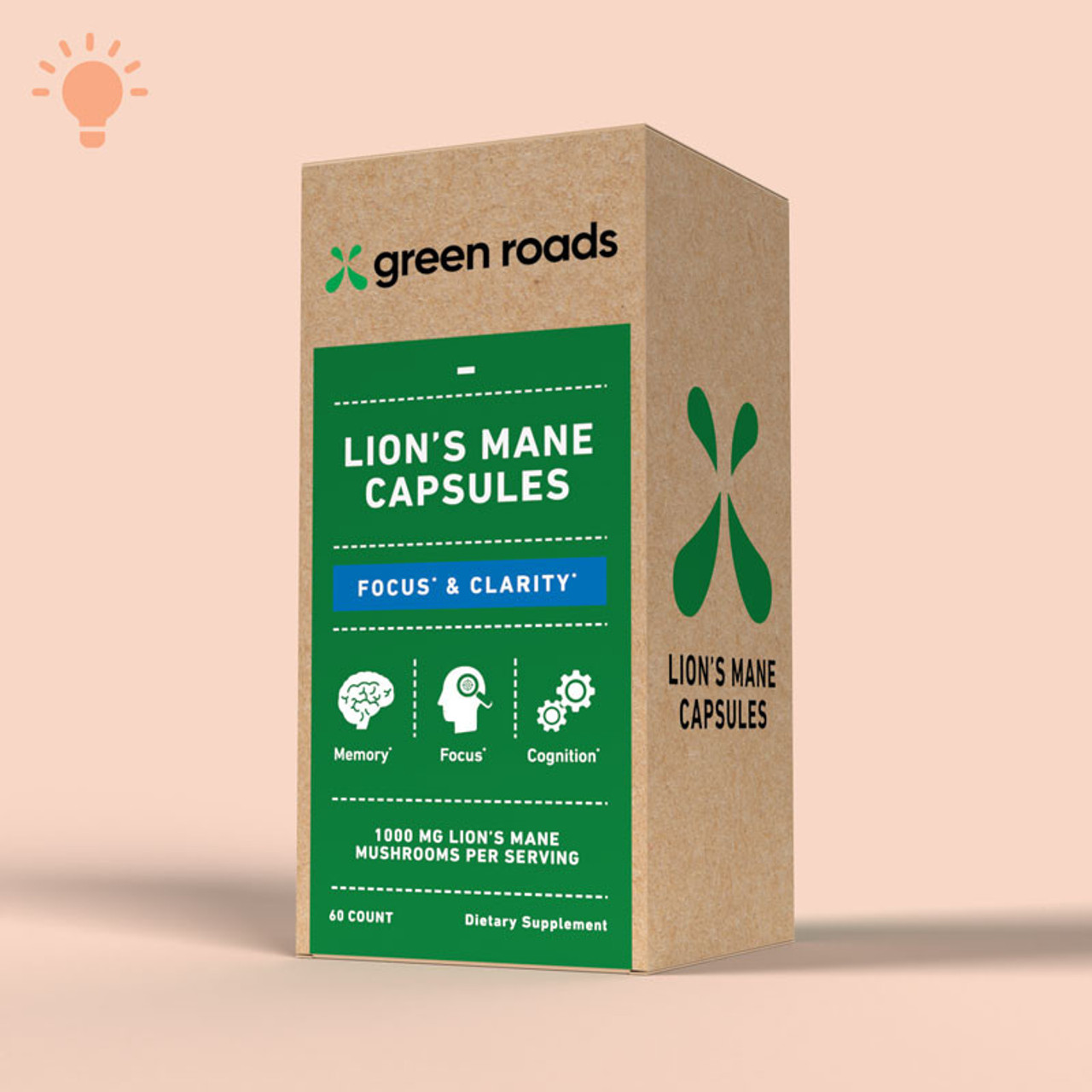 Green Roads Lions Mane Capsules 60ct