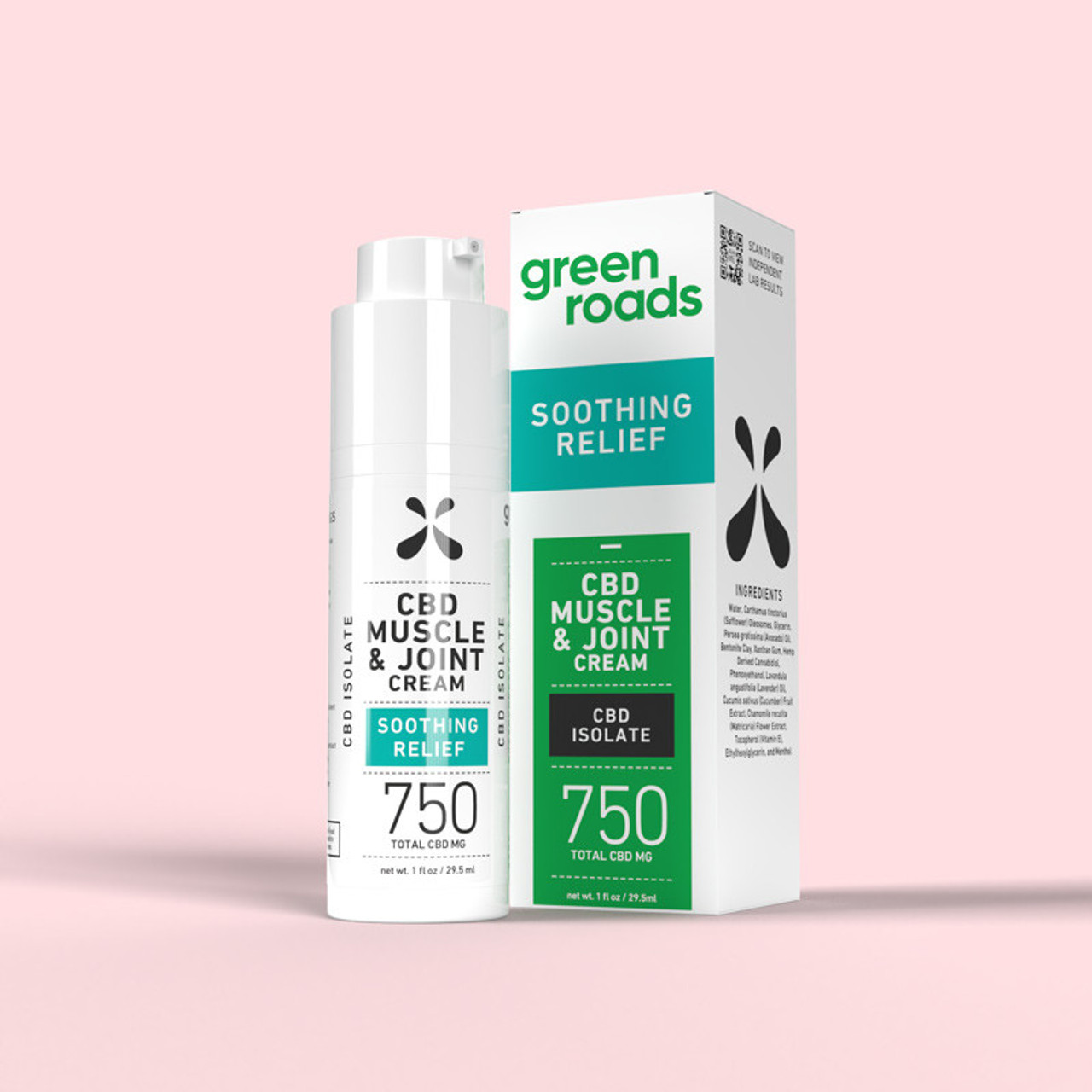 Green Roads Muscle and Joint Relief Cream 750mg/1oz